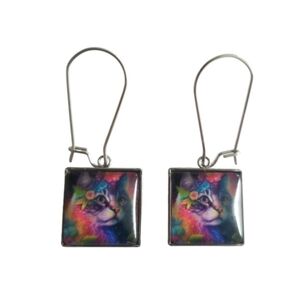 Handcrafted Cat Earrings